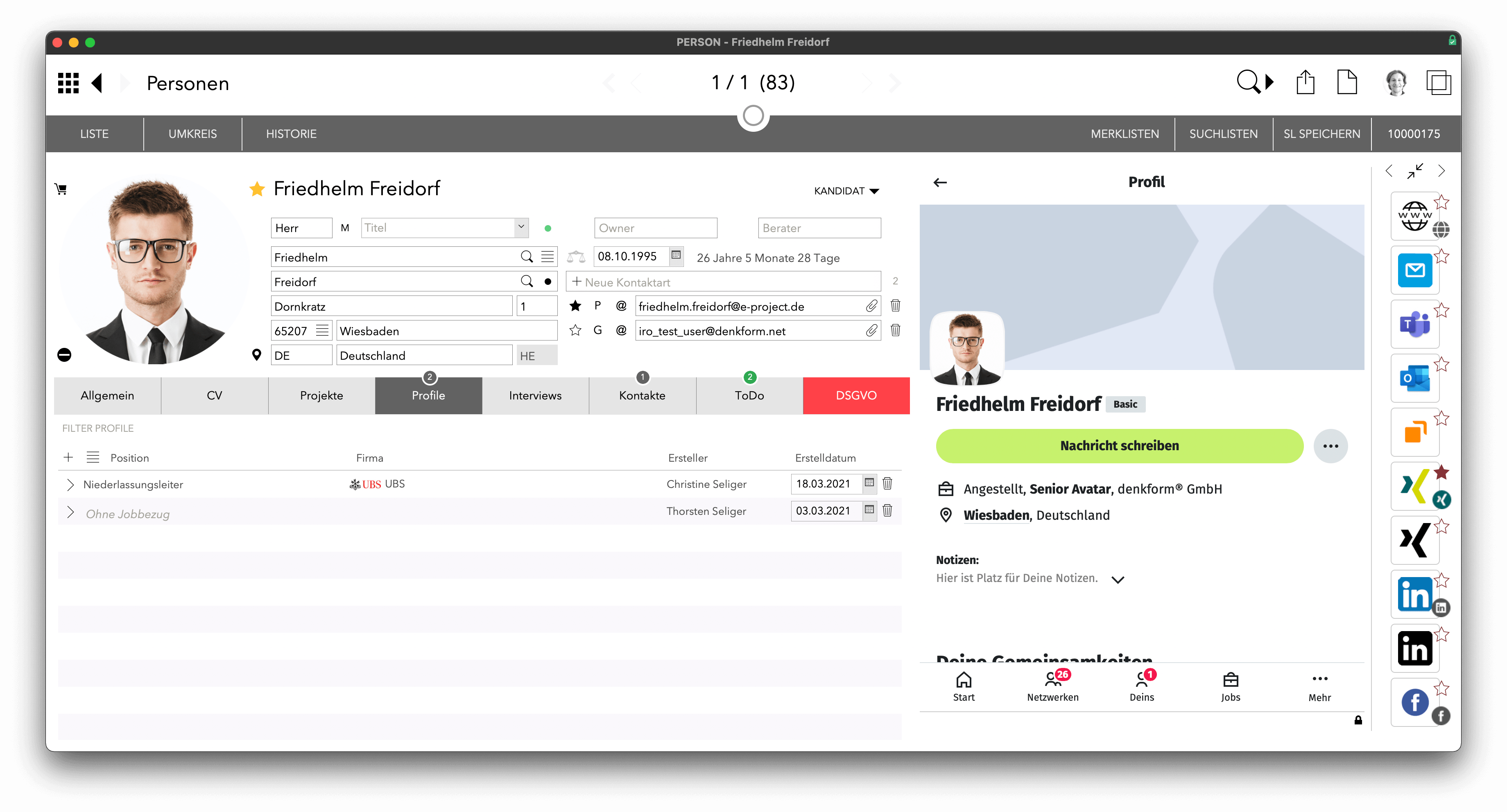 iRO - intelligent Recruiting Office